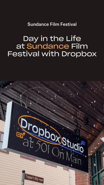 Day in the life at Sundance Film Festival with Dropbox 🎞️📽️🎬🎥